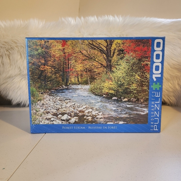 Eurographics Other - EUROGRAPHICS Jigsaw Puzzle 1000 Pcs Forest Stream Autumn Fall Foliage NEW Sealed